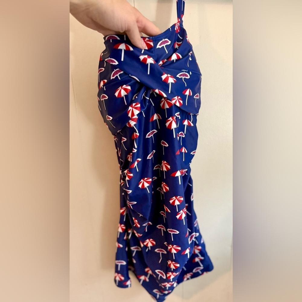 EastElegant NWT Maternity One Piece Halter Boyleg Bathing Suit Boyshort L - Picture 6 of 11